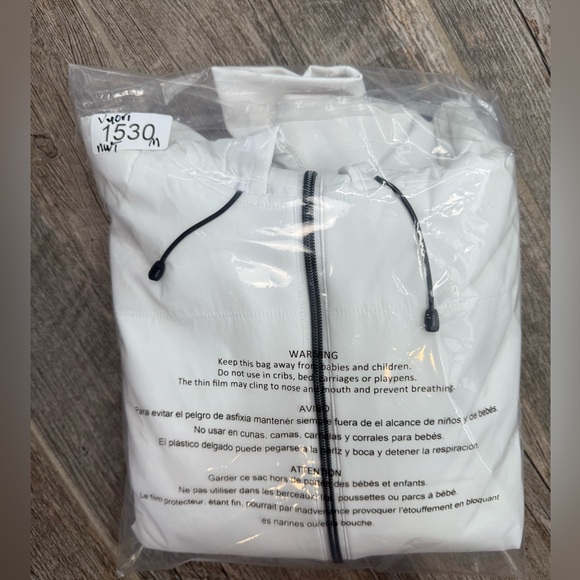 NWT Vuori Chiled Out Full Zip White Medium - Picture 12 of 12